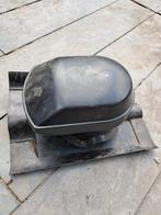 Dakdoorvoer luchtafvoer 10-16 cm panmaat 27 x 37 cm, Doe-het-zelf en Verbouw, Dakpannen en Dakbedekking, Kunststof, Gebruikt, Zwart