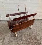 Lectuurbak pastoe stijl palissanderhout staal jaren 60., Ophalen of Verzenden