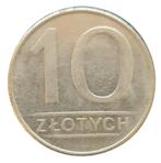 Polen 10 Zlotych 1988, Postzegels en Munten, Polen, Losse munt, Verzenden