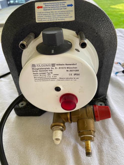 10 liter boiler 230V + 12V, Caravans en Kamperen, Camper-accessoires, Zo goed als nieuw, Ophalen of Verzenden