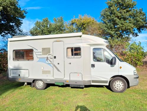 Hymer 2005 - 94000 km 2x airco trekhaak schotel luifel tv, Caravans en Kamperen, Campers, Bedrijf, Half-integraal, Hymer, Ophalen