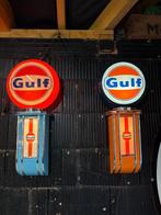 Globe GULF USA benzinepomp LAMPEN TANKSÄULE, Verzamelen, Automaten | Overige, Ophalen of Verzenden