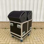 SYNQ SC-12 (2 stuks) speaker 12" + flightcase, Gebruikt, Overige typen, 120 watt of meer, Ophalen