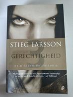 Stieg Larsson - Gerechtigheid, Stieg Larsson, Ophalen of Verzenden, Zo goed als nieuw