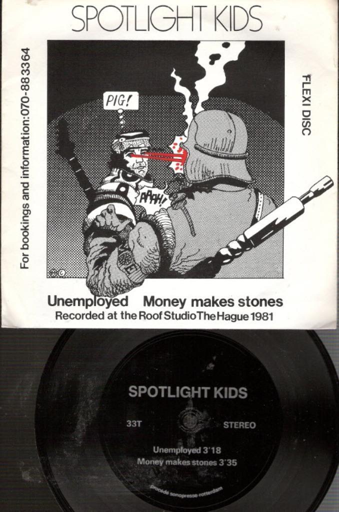 Spotlight Kids - Unemployed (Flex) NEW WAVE -RARE!, Cd's en Dvd's, Vinyl Singles, Gebruikt, Ophalen