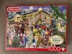 Twee kerstpuzzels 1000 stukjes, Hobby en Vrije tijd, Denksport en Puzzels, Ophalen of Verzenden, 500 t/m 1500 stukjes, Zo goed als nieuw