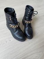 Stoere veterboots zwart maat 40, Ophalen of Verzenden, Gebruikt, Laarzen