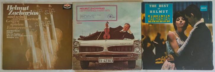 3 LP's Duitse jazz violist Helmut Zacharias zeer goed vinyl, Cd's en Dvd's, Vinyl | Jazz en Blues, Zo goed als nieuw, Jazz, 1960 tot 1980