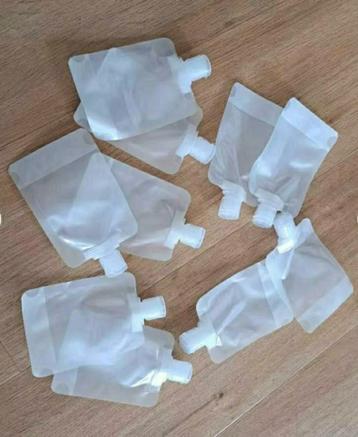 100ml tubes hervulbare knijpzakken 10 stuks voor vliegtuig beschikbaar voor biedingen