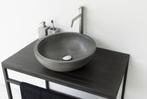 Differenz opbouw waskom Ravano 40x12cm | Beton mat grijs, Huis en Inrichting, Badkamer | Badkamermeubels, Ophalen, Minder dan 50 cm
