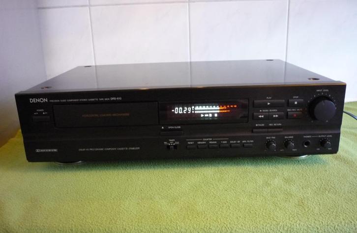 Denon DRS 610 cassettedeck, Audio, Tv en Foto, Cassettedecks, Enkel, Denon, Tiptoetsen, Tape counter, Ophalen