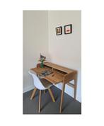 Zuiver Barbier Bureau - Eiken, Huis en Inrichting, Kasten | Secretaires, Ophalen of Verzenden, Zo goed als nieuw, Retro design