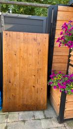 Grenen eettafel 90 x 160, Ophalen, Gebruikt, 50 tot 100 cm, Vijf personen of meer