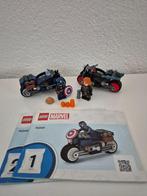 Lego Marvel Black Widow & Captain America Motorcycles 76260, Ophalen of Verzenden, Gebruikt, Complete set, Lego