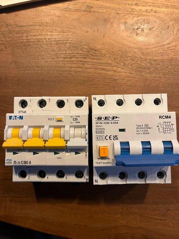 3-fase automaten en 1-fase automaten beschikbaar voor biedingen