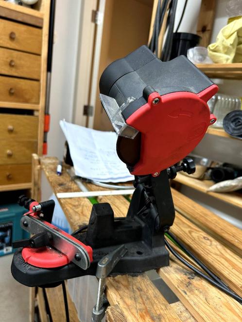 Kettingzaag slijper/kettingslijpmachine OPIS, Doe-het-zelf en Verbouw, Gereedschap | Slijpmachines, Gebruikt, Overige typen, 700 tot 1000 watt