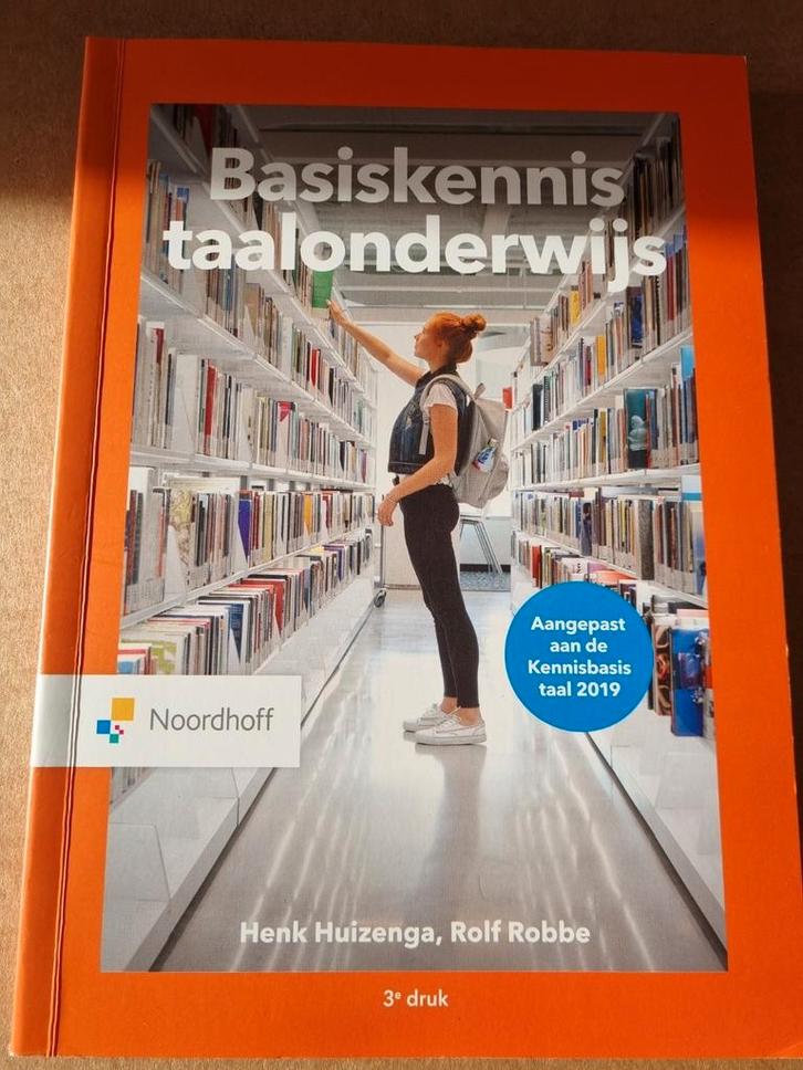 Henk Huizenga - Basiskennis taalonderwijs, Boeken, Schoolboeken, Zo goed als nieuw, Nederlands, Overige niveaus, Ophalen of Verzenden