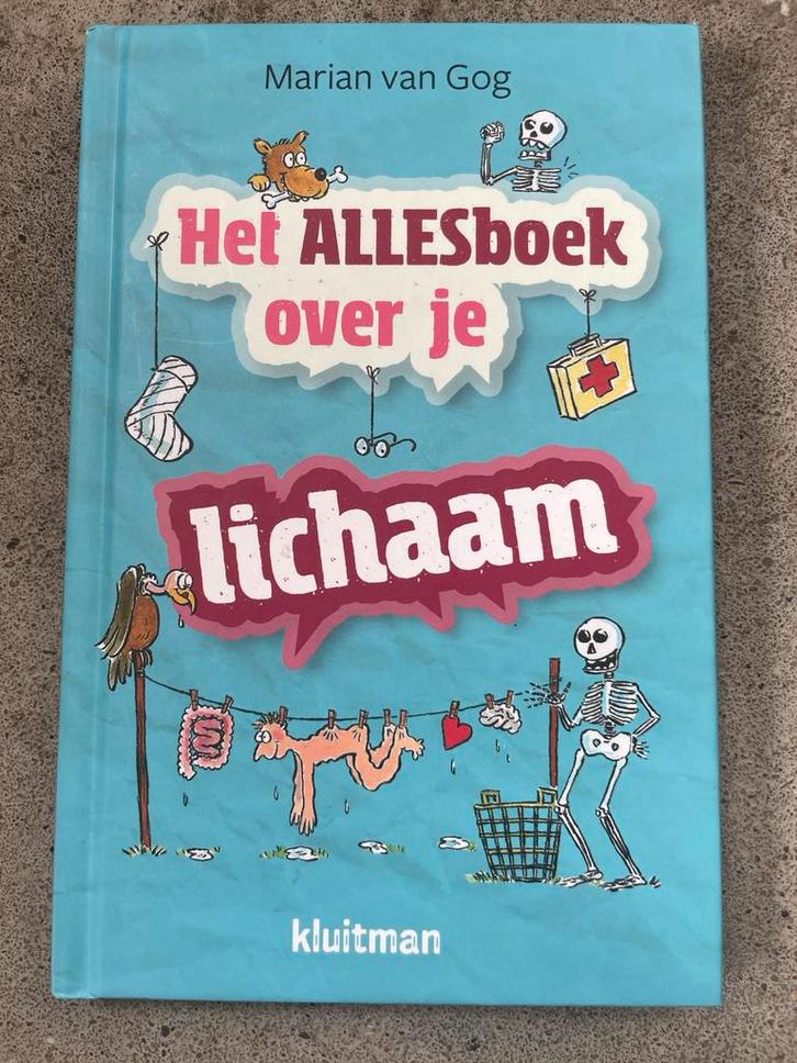 Het ALLESboek over je lichaam - Marian van Gog, Boeken, Kinderboeken | Jeugd | onder 10 jaar, Zo goed als nieuw, Non-fictie, Ophalen of Verzenden