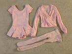 Balletpakje roze 8 jr maat 128-134 met Panty en Vestje, Sport en Fitness, Ballet, Ophalen of Verzenden, Gebruikt, Kleding