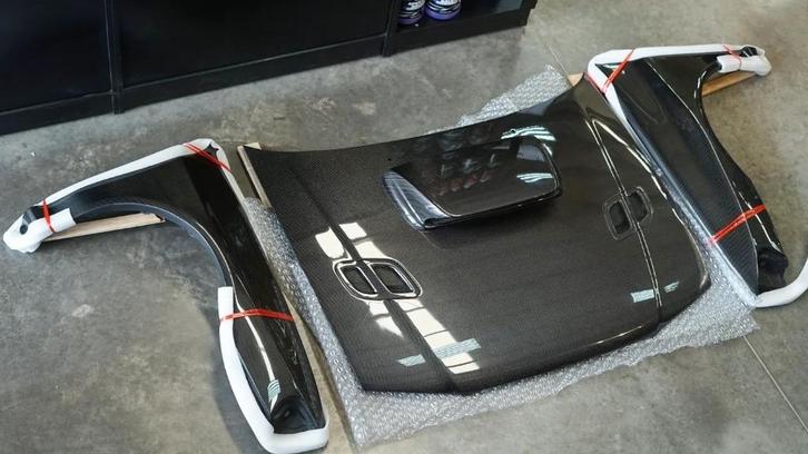 Seibon Carbon wide fenders motorkap - Subaru Impreza 92-01, Auto diversen, Tuning en Styling, Ophalen of Verzenden