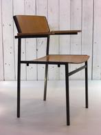 Vintage Gijs van der Sluis stoel, Ophalen, Gebruikt, Bruin, Metaal