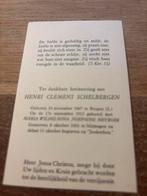 Schelbergen Henri 1887 Bergen 1963 Bergen 1963 x Neyboer, Ophalen of Verzenden, Bidprentje