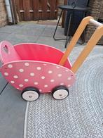 Janod houten poppenwagen, Ophalen, Gebruikt, Babypop