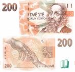 Tsjechië 200 korun 1998 - UNC, Los biljet, Overige landen, Verzenden