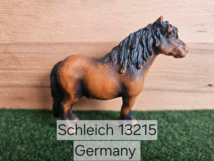 Schleich 13215 Pony hengst uit 1990, Verzamelen, Dierenverzamelingen, Gebruikt, Beeldje of Figuurtje, Paard, Ophalen of Verzenden