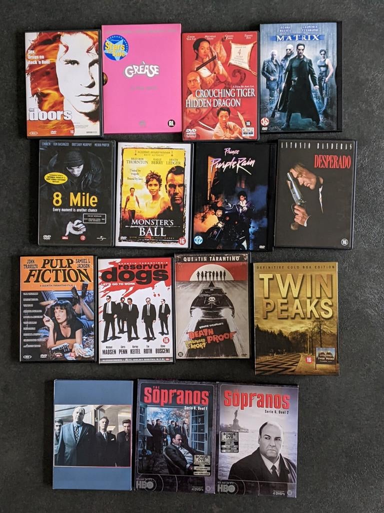 Twin Peaks box, Sopranos 5 en 6, Tarantino, Ophalen of Verzenden, Zo goed als nieuw