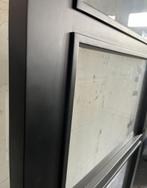 Zwarte Industriële binnendeur met glas, Nieuw, 80 tot 100 cm, Ophalen of Verzenden, Glas