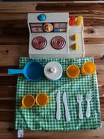 Vintage Fisher Price fornuis met toebehoren, Ophalen, Gebruikt, Kunststof, Speelkeuken-accessoire