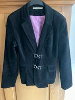 Dames colbert zwart rib. Maat 42-44, Ophalen of Verzenden, Zo goed als nieuw, Maat 42/44 (L), Zwart