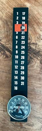 Leuke retro thermometer met dag aanduiding vintage space age, Ophalen of Verzenden, Huis en Inrichting