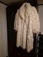 Creme-witte jas van touwtjes - maat 36-38, Ophalen, Zo goed als nieuw, Maat 36 (S), Wit