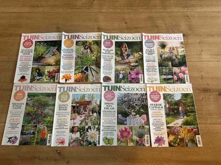 Tuinseizoen Tijdschriften - 8 stuks, Boeken, Tijdschriften en Kranten, Gelezen, Overige typen, Ophalen of Verzenden