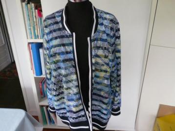 Geweldig en modern blauw geel paars vest van Gerry Weber, 46 beschikbaar voor biedingen