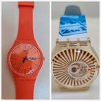 Swatch horloges 2 exemplaren 1 Orange Pink Rebel en Casino, Ophalen, Kunststof, Polshorloge, Swatch