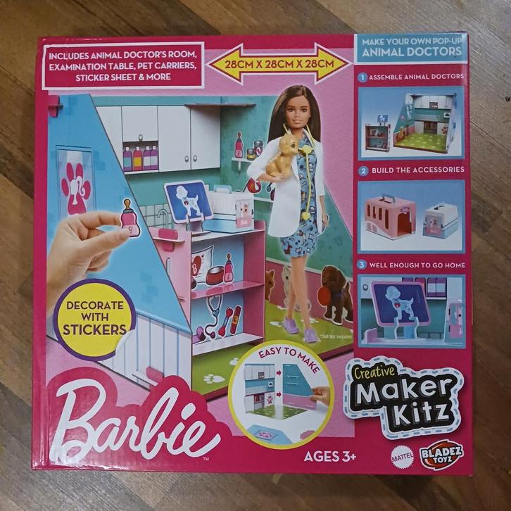 Barbie Dierenarts Speelset - Nieuw!, Kinderen en Baby's, Speelgoed | Overig, Nieuw, Meisje, Ophalen of Verzenden