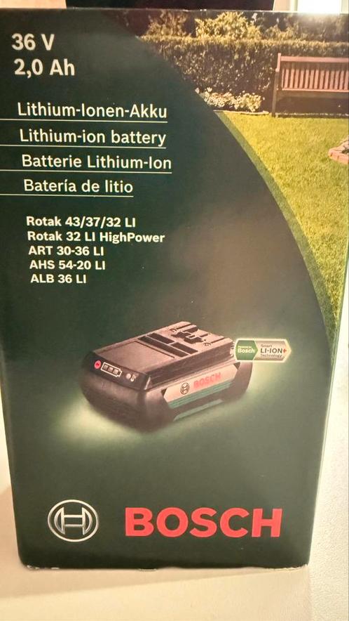 Bosch 36v 2,0Ah Rotak accu, Doe-het-zelf en Verbouw, Gereedschap | Machine-onderdelen en Toebehoren, Nieuw, Ophalen of Verzenden