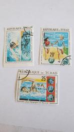 1332 tsjaad olympics tokyo 1968, Postzegels en Munten, Postzegels | Afrika, Overige landen, Verzenden