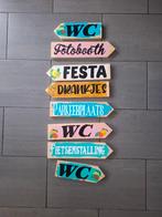 Wegwijsborden, Strand Tuin Ibiza Cariben Tiki Grieks etc, RW Houtidee, handgemaakt Uniek Huis Tuin Cadeau artikelen, Info@rwhoutidee.nl