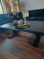 Mooie zwarte klooster salontafel, Huis en Inrichting, Tafels | Salontafels, Ophalen, 100 tot 150 cm, 50 tot 100 cm, Zo goed als nieuw