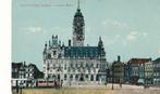 9065 Middelburg, Stadhuis Groote Markt met tram, Verzamelen, Ansichtkaarten | Nederland, Ophalen of Verzenden