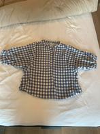 cotton checked blouse, Kleding | Dames, Blauw, Ophalen of Verzenden, Zo goed als nieuw