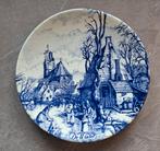 Delfts Blauw wandborden 4 seizoenen, Antiek en Kunst, Kunst | Etsen en Gravures, Ophalen of Verzenden