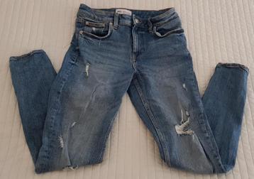 Zara spijkerbroek maat 36 blauw dames broeken broek jeans beschikbaar voor biedingen