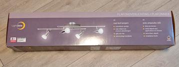 Plafond Lamp met led spots  beschikbaar voor biedingen