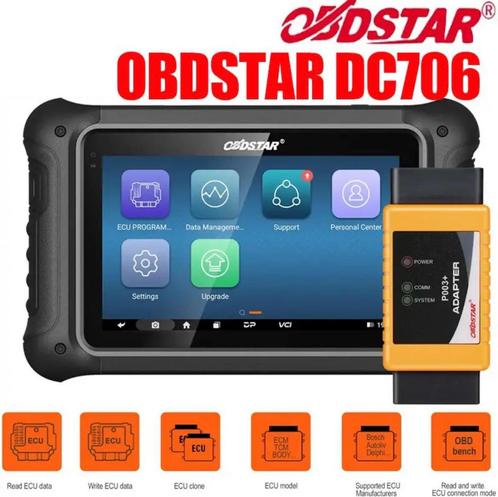 OBDSTAR DC706 ECU Tool Volledige versie en P004-adapter, Auto diversen, Autogereedschap, Nieuw, Ophalen of Verzenden