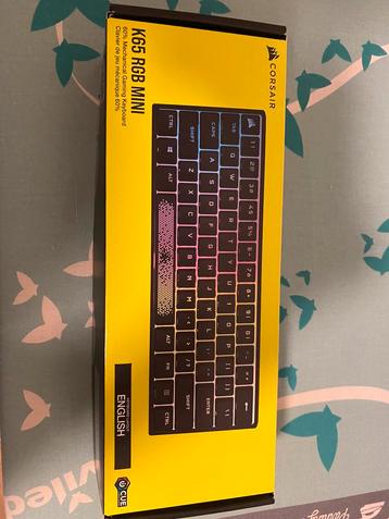 K65 rgb mini corsair(4x gebruikt) beschikbaar voor biedingen